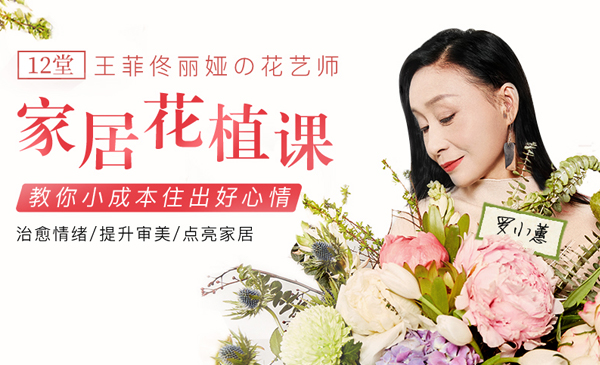 12堂家居花艺绿植课，教你小成本住出好心情